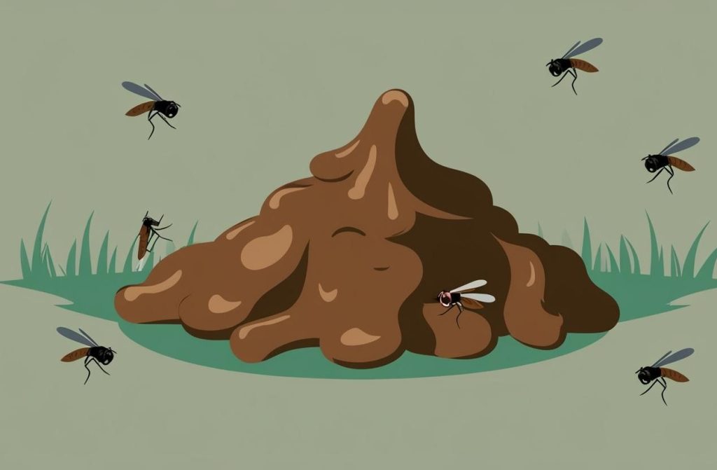 get rid of flies and maggots on your dog poo. 100% natural diatomaceous earth and attapulgite clay specialty blend